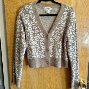 Jessica Simpson Fuzzy Cropped Sweater